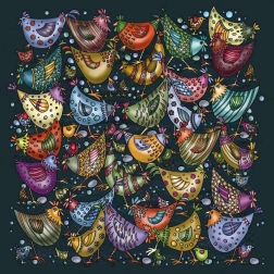 Puzzle carré Palapeli – tas de poussins, 239 pièces