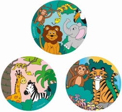Carnet de poche motif animaux sauvages (safari) – 8 cm, 30 feuilles