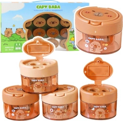 Taille-crayon Capybara pour Crayons Fins et Épais