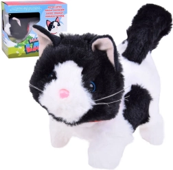 Chat en peluche interactif