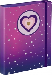 Chemise pour cahiers A5 Chevaux Cœur