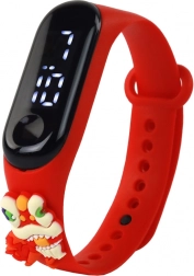 Montre pour enfants avec écran tactile Dragon Rouge