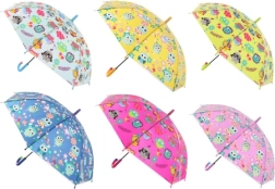 Parapluie automatique avec petites chouettes