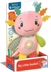 Axolotl en peluche interactif Clementoni avec lumière et mélodies