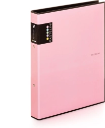 Classeur A4 Laminé 2 anneaux Pastelini Rose