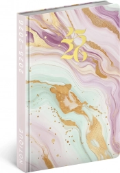 Agenda NOTIQUE Petito - Marbre rose