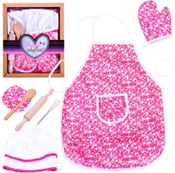 Ensemble de cuisine pour enfants avec motif floral