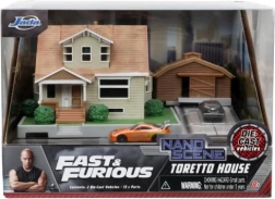 Nanodiorama Fast & Furious Maison de Dominic avec petites voitures