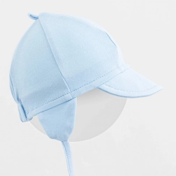 Casquette en coton pour enfant avec visière NEW BABY Casually Dressed bleu