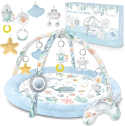 Tapis d’éveil interactif Nukido Ocean – bleu