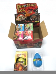 Œuf avec dinosaure grandissant 12 × 8 cm