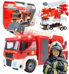 Voiture de pompiers à assembler 95 pièces