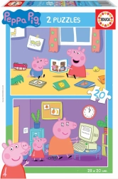 Educa Puzzle Peppa Pig 2x20 pièces