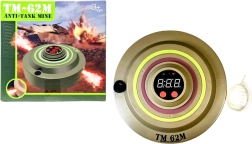 Jouet militaire interactif – mine terrestre avec effet de fumée - 1 pièce
