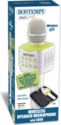 Microphone sans fil avec étui de protection et modulateur de voix