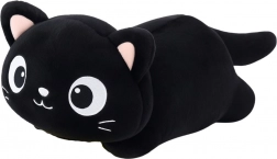 Peluche chat aux grands yeux noire 45 cm