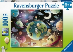 Puzzle Ravensburger Planet Playground 100 pièces