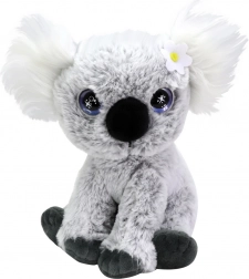 koala en peluche avec sac à main brillant