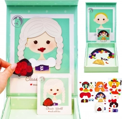 Puzzle magnétique princesses CLASSIC WORLD, 44 pièces