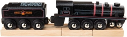 Réplique en bois de la locomotive à vapeur Bigjigs Rail Black 5