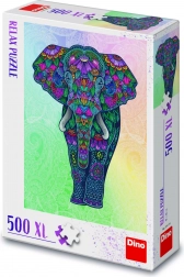 puzzle éléphant relax 500 pièces XL