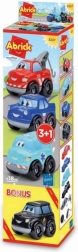 Abrick ensemble de petites voitures 3+1