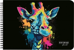 Carnet à dessin A3 à reliure spirale, 40 feuilles, 190 g/m² girafe
