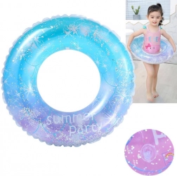 Bouée gonflable pour enfants avec confettis scintillants 80 cm