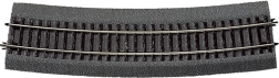 Roco Line rail courbe avec ballast