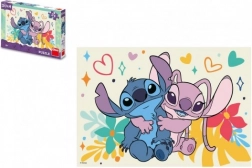 Puzzle Dino Stitch et Angel 24 pièces