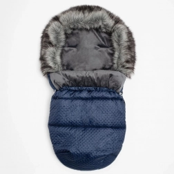 Chancelière d’hiver avec polaire New Baby Lux, bleu