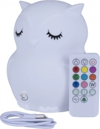 Veilleuse en silicone MM013 Hibou avec télécommande
