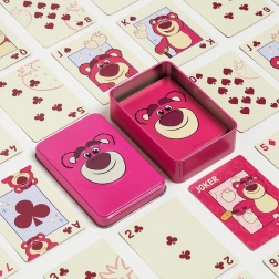Cartes à jouer Lotso dans une boîte en métal