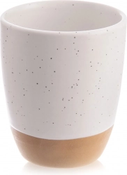 Tasse à espresso en céramique 90 ml blanche avec glaçure mouchetée