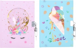 Carnet souvenir avec serrure 15 × 21 cm, 80 pages