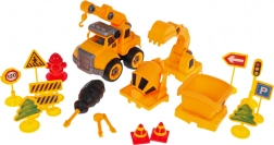 Véhicules de construction avec accessoires