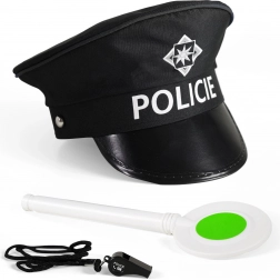 Ensemble pour petit policier avec cible et sifflet