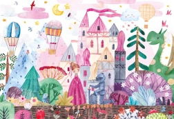 Puzzle avec autocollants Château 250 pièces