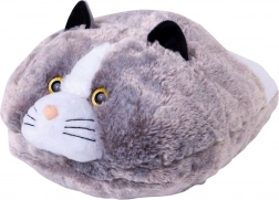 cozy noxxiez chat – pantoufle en peluche chauffante