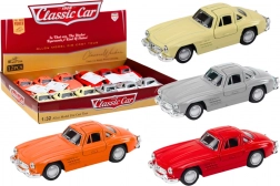 Voiture métallique classique 1:32 avec portes ouvrantes et moteur à friction