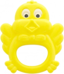 hochet poussin avec yeux mobiles 12 cm