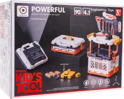  établi pour enfants 4 en 1 avec outils, 90 pièces