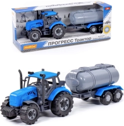 Tracteur Progress avec remorque-citerne