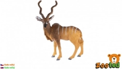 Figurine de grand koudou 14 cm – antilope en plastique réaliste