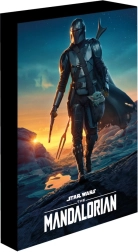 Tableau LED lumineux 30×40 cm Mandalorian