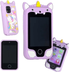 Smartphone enfant avec appareil photo et caméra 8 Go – licorne violette