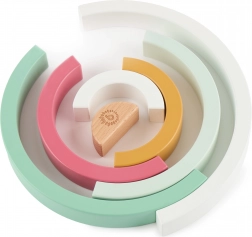 Arc-en-ciel empilable en bois Berry Bieco