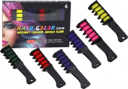 Set de coloration des cheveux à la craie, 6 pièces, mat