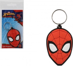 Porte-clés en caoutchouc Spiderman – tête 7 cm