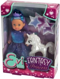 Poupée Evi Love princesse fantastique avec licorne